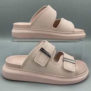 NEW Alexander McQueen Women’s Hybrid Pool Slides Tea Rose Size US 9.5/IT 39.5